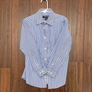 Cherokee Men's Shirt with Blue and White Stripes